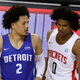 Cade Cunningham (l.) and Jalen Green
